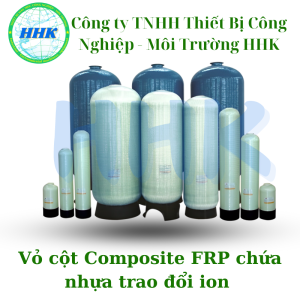 Vỏ cột Composite FRP chứa nhựa trao đổi ion