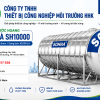 Bồn nước ngang Sơn Hà SH10000 10.000L ∅1700 dày 1.0mm