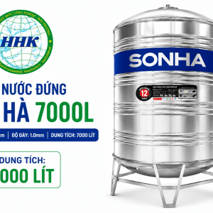 Bồn Nước Sơn Hà 7000L Đứng ∅1700 Dày 1.0mm