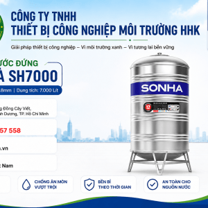 Bồn Nước Sơn Hà 7000L Đứng ∅1700 dày 0.8mm