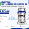 Bồn nước inox Sơn Hà 2000L đứng Φ1380