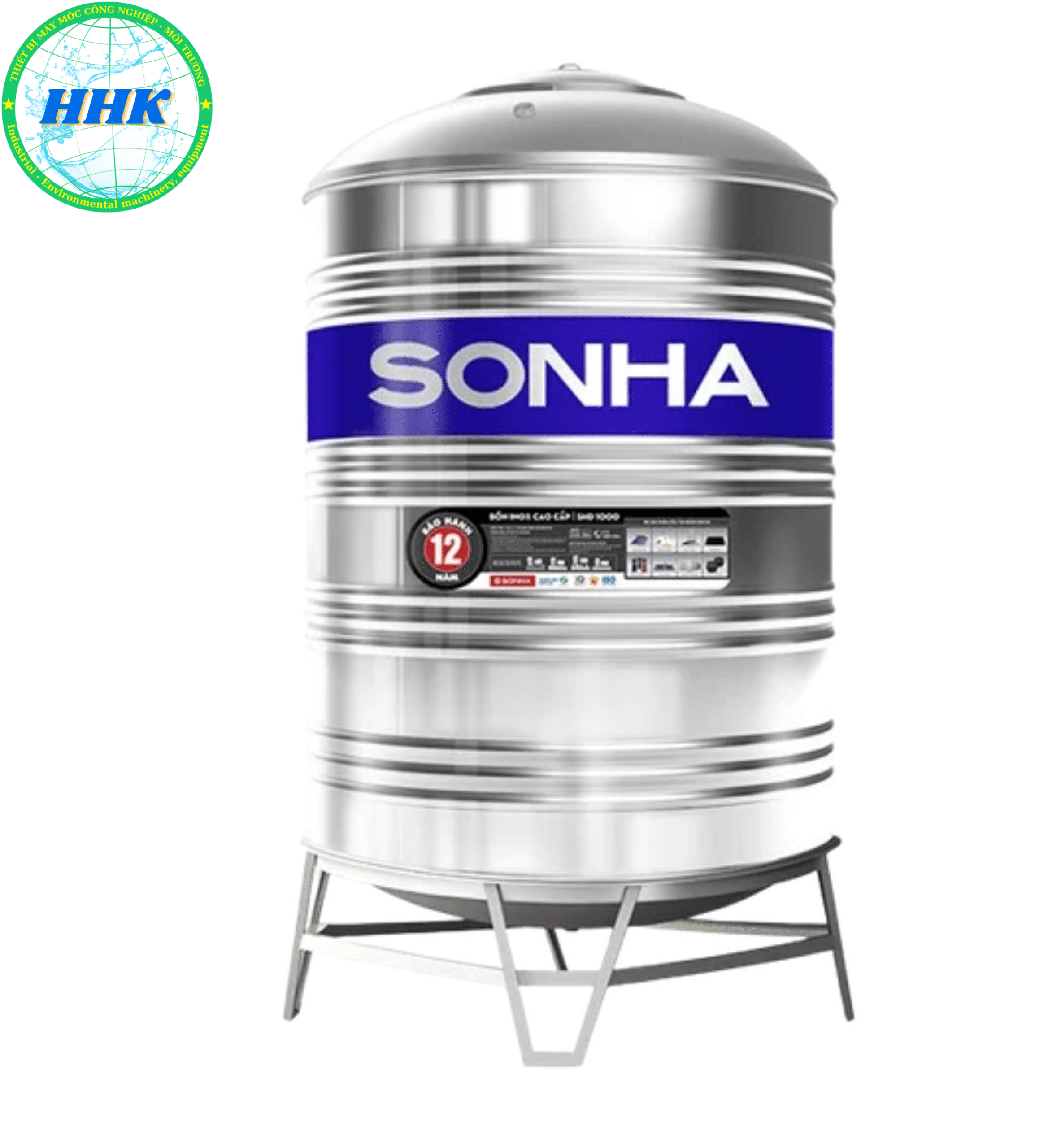 Bồn nước inox Sơn Hà 6000L đứng (Φ1380) Bồn nước inox Sơn Hà 6000L đứng (Φ1380)