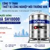 Bồn Nước Sơn Hà 10000L Đứng ∅2200 dày 1.0mm