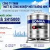 Bồn Nước Sơn Hà 15000L Đứng Ø2200 Dày 1.0mm
