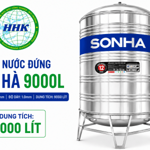 Bồn Nước Sơn Hà 9000L Đứng Ø1700 Dày 1.0mm